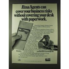 1979 Aetna Insurance Ad - Cover Business Risks