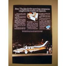 1979 Beechcraft Duke Plane Ad - Travel Cost Squeeze!