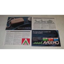 1989 Aveeno Cleansing Bar Ad - Aveeno is not a beauty bar.