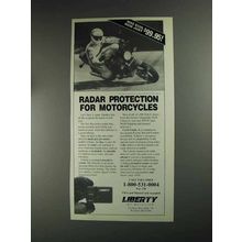 1991 Whistler Liberty Motorcycle Radar Detector Ad