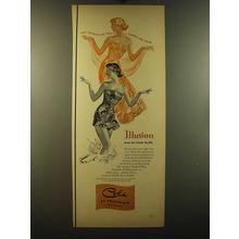 1950 Cole Margit Fellegi Hawaiian Holiday Swimsuit Ad - art by Ron Wicks