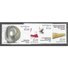 AUS 2021 (SET) 'CONTEMPORARY SCULTURE' (4v) FINE USED EBID76-071)