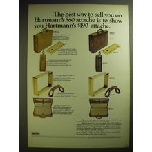 1974 Hartmann Attache Cases Advertisement - The best way to sell you