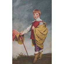 Joshua Reynolds Duke Of Gloucester Antique Painting Rare Oilette Postcard