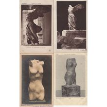 Victoire De Samothrace Egypt Gaudier Brzeska Statue 4x Old Postcard s
