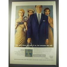 1956 Pacific Mills Plateau Suit Ad - You won't know you have it on