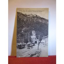 TRAM TUNNEL, , MENTON a SOSPEL, FRANCE unused antique postcard =