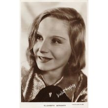 Elisabeth Bergner Trafalgar Film Star Real Photo Postcard