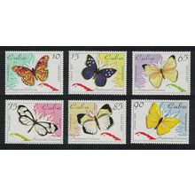 Caribic Butterflies 6v 1995 MNH SG#3968-3973