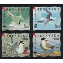 Croatia WWF Birds Little Tern 4v 2006 MNH SG#854-857 MI#774-777 Sc#621 a-d