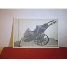c.1850 NEWPORT PRAM, CARISBROOKE CASTLE MUSEUM, ISLE OF WIGHT vintage postcard =