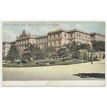 Argentina Buenos Aires Plaza Colon y Casa de Gobierno early 20th C. RPPC ZF 6