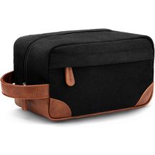 Vorspack Toiletry Bag Hanging Dopp Kit for Men Water Resistant Canvas Shaving Ba