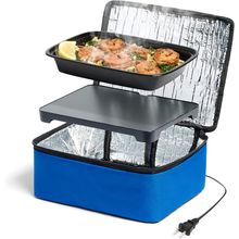 HOTLOGIC Mini Heated Lunch Box - Portable Electric Food Warmer for Men and Women