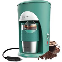 Portable Coffee Maker for Travel Camping Car, Ground Coffee Machine Single Serve