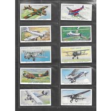 PLAYERS - 4 Complete Sets Aircraft and Motor Cars.