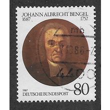 GER 1987 80pf 'JOHANN ALBRECHT BENGEL' FINE USED (EBID60-765)
