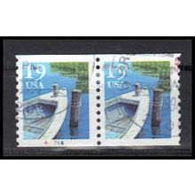 Used 2529a 19c Fishing Boat Fine CNP Left A7766 PA1286