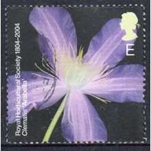 GB 2004 Bicentenary of Royal Horticultural Society - Clematis "E" Used