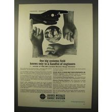 1963 Pan Am Guided Missiles Range Division Ad - Field