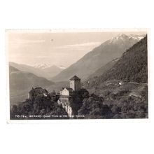 CASTEL TIROLO, MERANO, MERAN, ITALY used vintage postcard 1949 postmark #