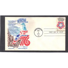 FDC Fleetwood 1432 8c Emblem (Cachet-U/A) CV41062
