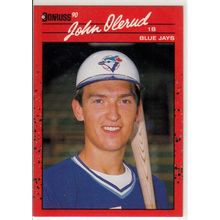 1990 Donruss John Olerud RC rookie card #711 – Blue Jays