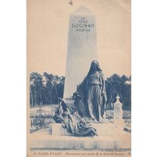 Paris Plage War Memorial Guerre France WW1 Old Postcard