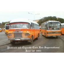 Malta's Oldest Bus Transport Route Limited 1000 Advertising Postcard