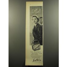 1953 Lentheric Tweed Perfume Advertisement - Datin' Time?