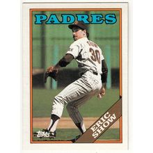 1988 Topps baseball card 303 Eric Show