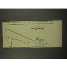 1956 Henri Bendel Shoes Ad - Thoroughbred