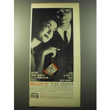 1960 Sony TR-620 Radio Ad - Superb tonal quality in a 6-transistor Radio