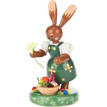 224-569 - Dregeno Easter Figure - Rabbit Gardener - 4"H x 2.25"W x 1.5"D