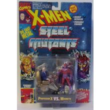 X MEN STEEL MUTANTS ' Professoer X vs Magneto ' figures (1994)