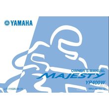 YAMAHA YP400W MAJESTY OWNERS MANUAL SCOOTER 102 PAGES IN ENGLISH