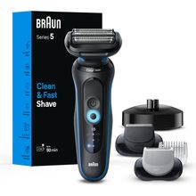 Braun Electric Shaver for Men, Series 5 5150Cs, Wet & Dry Shave, Turbo Shaving M