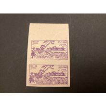 ICOLLECTZONE Afghanistan B4a VF NH vertical pair imperf bright