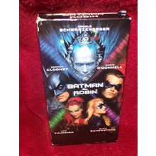 VHS 1997 WARNER BROTHERS-BATMAN & ROBIN-RATED -PG-13