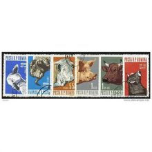 1962 6 different values - #2222 cancelled