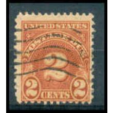 Used J81 2c Postage Due Average Plus WA1321