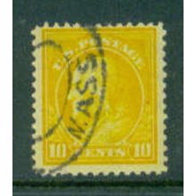 Used 416 10c Benjamin Franklin Barely Clears M06188