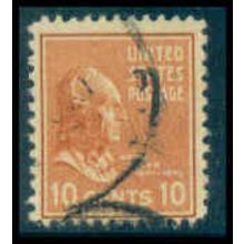 Used 815 10c John Tyler Average Plus M07943
