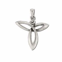 Sterling Silver Celtic Trinity Triquetra Knot Pendant