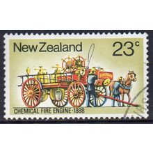 New Zealand 1977 Firefighting - Chemical Fire Engine, 1888 23c Used