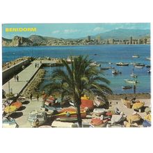 BENIDORM, used postcard 1975?? =