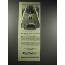 1929 Coldwell L-Twin Motor Lawn Mower Ad