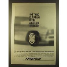 1963 Tyrex Rayon Tire Cord Ad - One thing is already clear about the 1964 cars