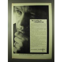 1966 Equitable Life Assurance Ad - A Thoughtful Man