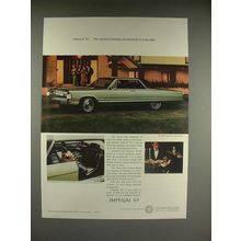 1967 Chrysler Imperial Crown Coupe Car Ad - Prestige